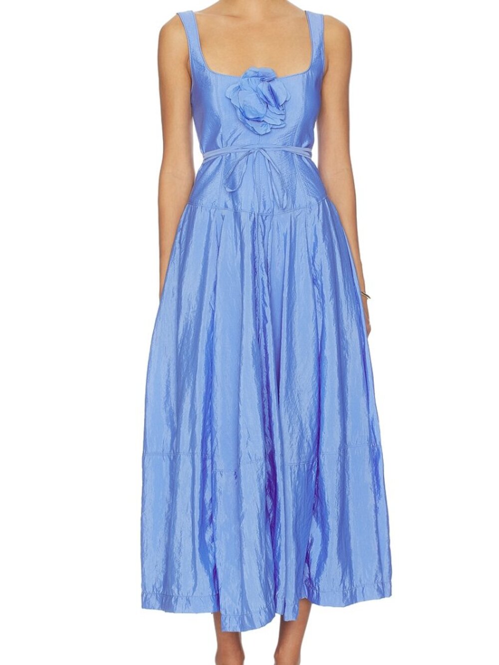 NWT blue Flower Joisian Dress Cinq a Sept sz 0